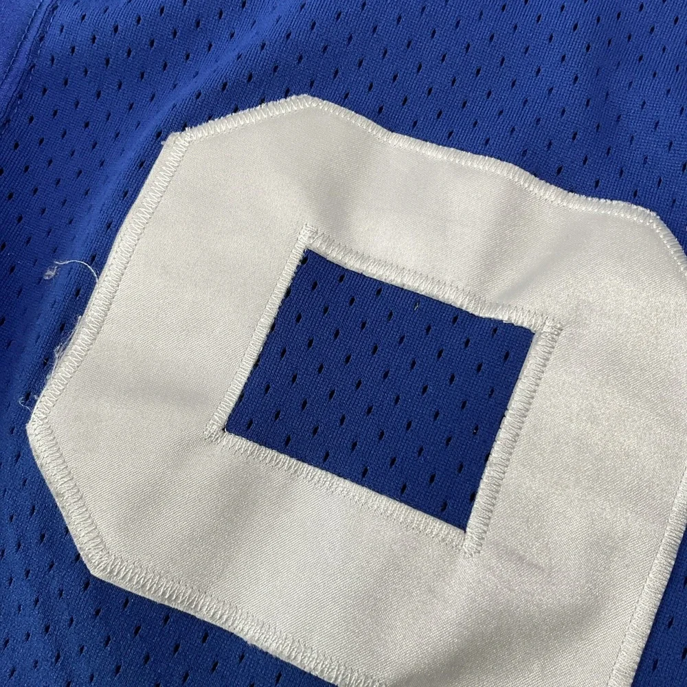 New York Giants Justin Tuck #91 Reebok‎ Jersey Youth Sz L 12-14 Blue Field NFL